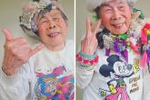 Обаятельная 93-летняя модель из Японии